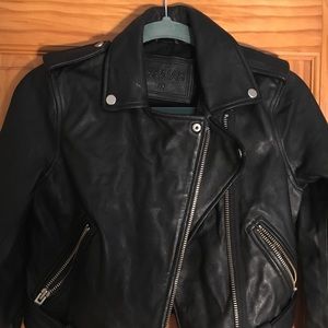Carmar black leather jacket